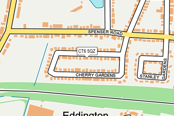 CT6 5QZ map - OS OpenMap – Local (Ordnance Survey)