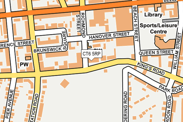 CT6 5RP map - OS OpenMap – Local (Ordnance Survey)