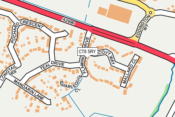 CT6 5RY map - OS OpenMap – Local (Ordnance Survey)