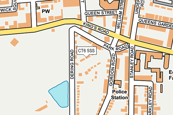 CT6 5SS map - OS OpenMap – Local (Ordnance Survey)