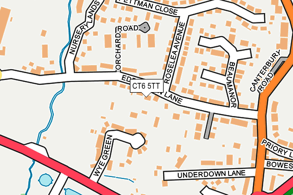 CT6 5TT map - OS OpenMap – Local (Ordnance Survey)