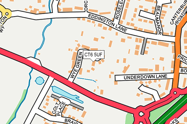 CT6 5UF map - OS OpenMap – Local (Ordnance Survey)