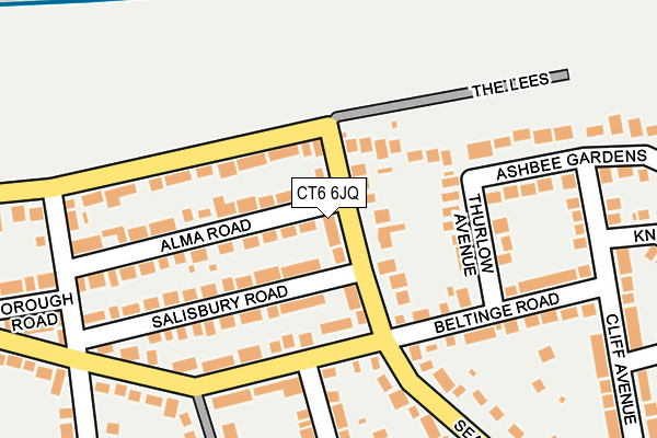 CT6 6JQ map - OS OpenMap – Local (Ordnance Survey)