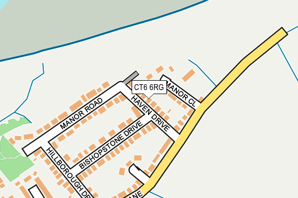 CT6 6RG map - OS OpenMap – Local (Ordnance Survey)
