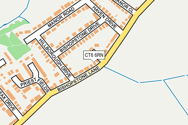 CT6 6RN map - OS OpenMap – Local (Ordnance Survey)
