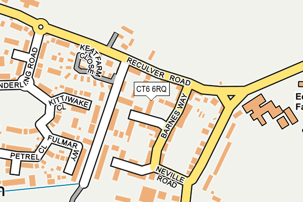 CT6 6RQ map - OS OpenMap – Local (Ordnance Survey)
