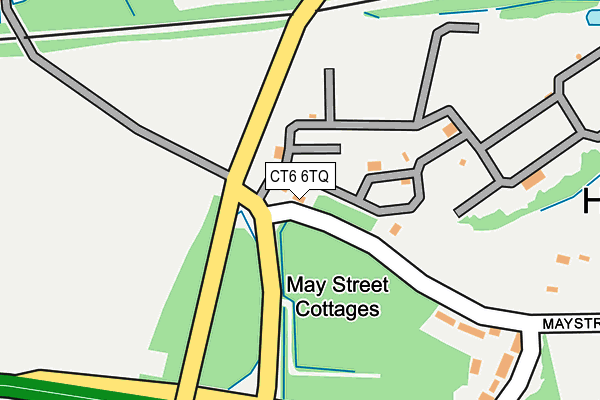 CT6 6TQ map - OS OpenMap – Local (Ordnance Survey)