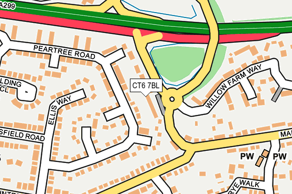 CT6 7BL map - OS OpenMap – Local (Ordnance Survey)