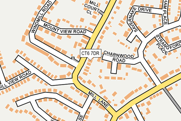 CT6 7DR map - OS OpenMap – Local (Ordnance Survey)