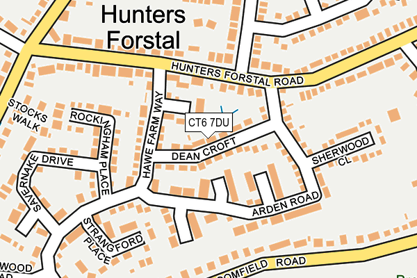 CT6 7DU map - OS OpenMap – Local (Ordnance Survey)