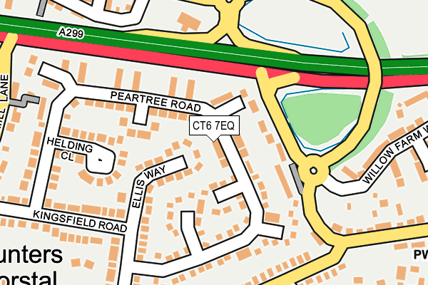 CT6 7EQ map - OS OpenMap – Local (Ordnance Survey)