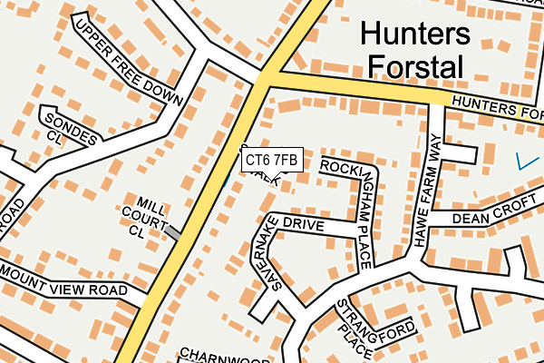 CT6 7FB map - OS OpenMap – Local (Ordnance Survey)