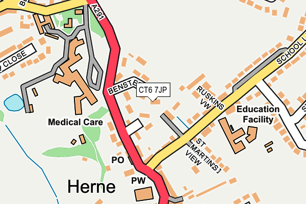 Map of KENT CONNECTIONS (HERNE BAY) LIMITED at local scale