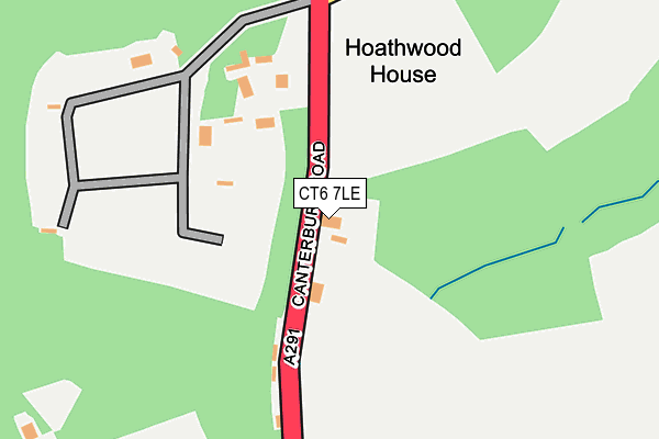 CT6 7LE map - OS OpenMap – Local (Ordnance Survey)