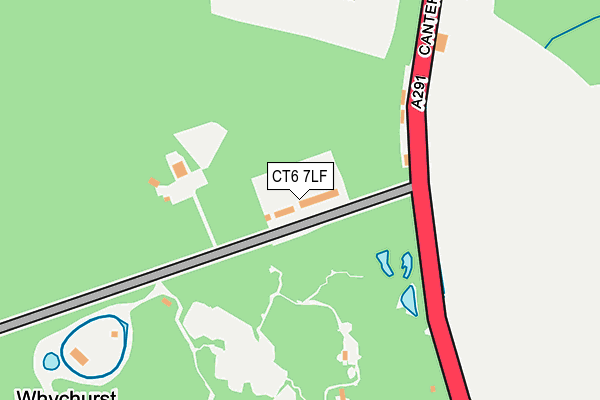 CT6 7LF map - OS OpenMap – Local (Ordnance Survey)