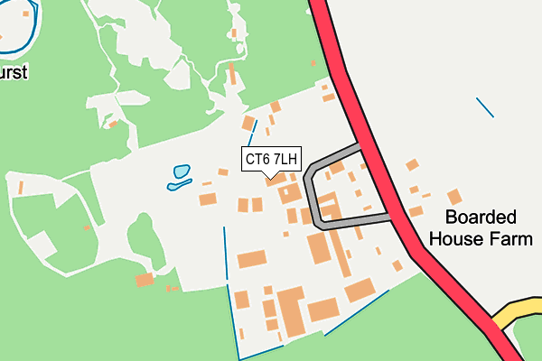 CT6 7LH map - OS OpenMap – Local (Ordnance Survey)