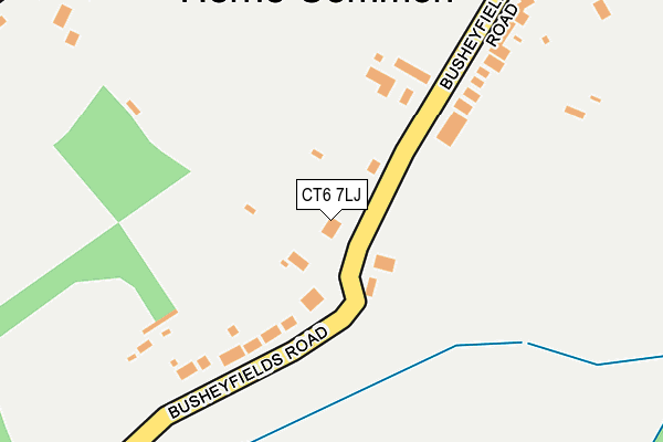 CT6 7LJ map - OS OpenMap – Local (Ordnance Survey)