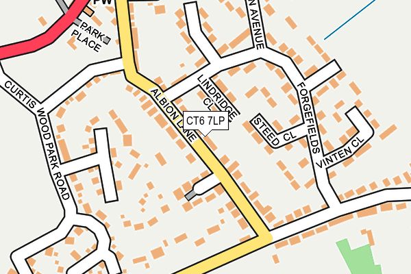 Map of KEELEY PROPERTY LTD at local scale