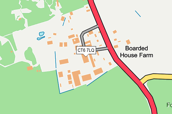CT6 7LQ map - OS OpenMap – Local (Ordnance Survey)