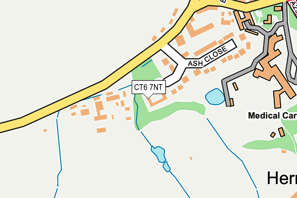 CT6 7NT map - OS OpenMap – Local (Ordnance Survey)