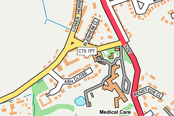 CT6 7PT map - OS OpenMap – Local (Ordnance Survey)