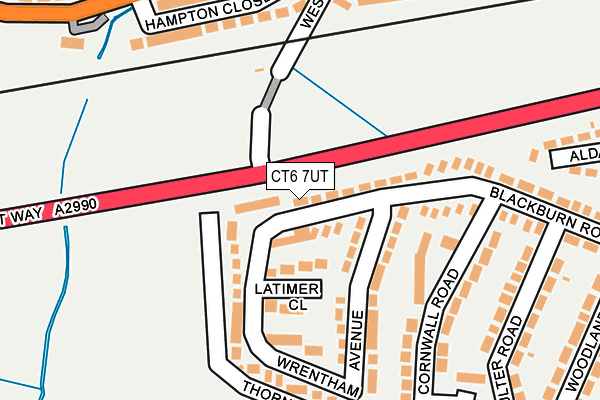 CT6 7UT map - OS OpenMap – Local (Ordnance Survey)