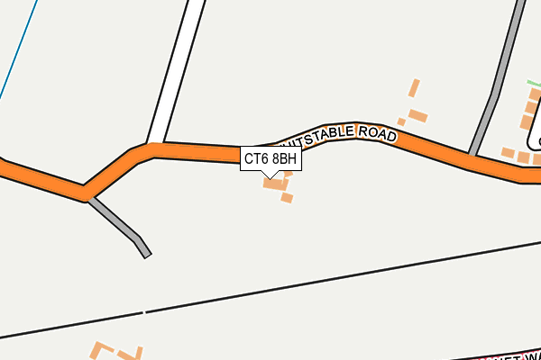 CT6 8BH map - OS OpenMap – Local (Ordnance Survey)