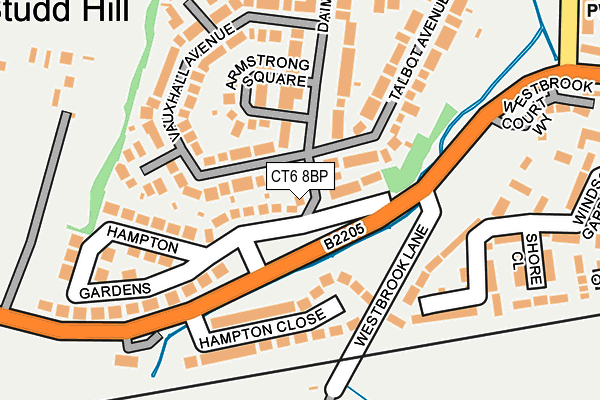 CT6 8BP map - OS OpenMap – Local (Ordnance Survey)