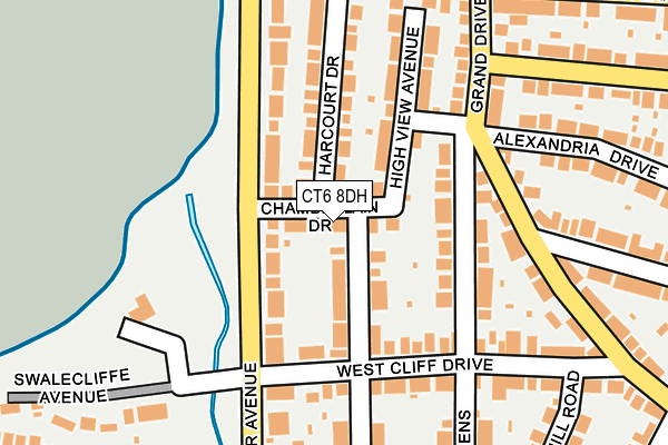 CT6 8DH map - OS OpenMap – Local (Ordnance Survey)