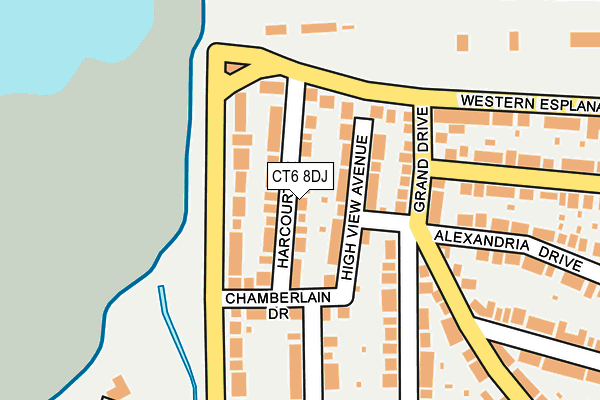 CT6 8DJ map - OS OpenMap – Local (Ordnance Survey)