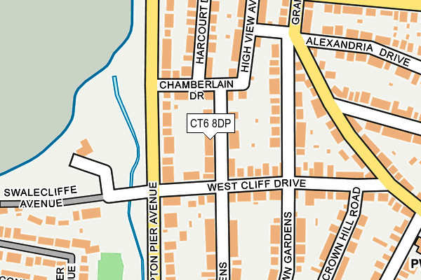 CT6 8DP map - OS OpenMap – Local (Ordnance Survey)