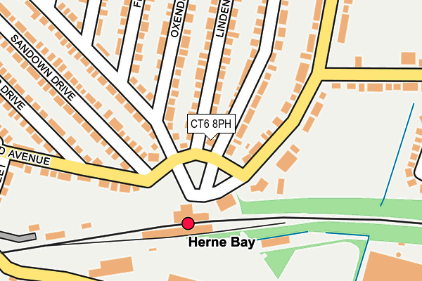 CT6 8PH map - OS OpenMap – Local (Ordnance Survey)