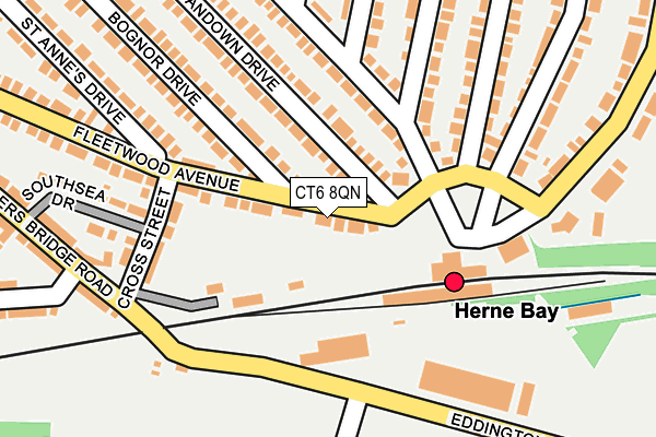 CT6 8QN map - OS OpenMap – Local (Ordnance Survey)