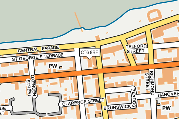 CT6 8RF map - OS OpenMap – Local (Ordnance Survey)