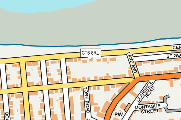 CT6 8RL map - OS OpenMap – Local (Ordnance Survey)