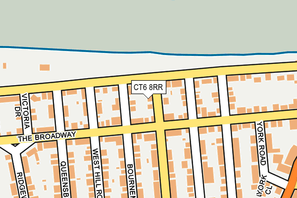 CT6 8RR map - OS OpenMap – Local (Ordnance Survey)