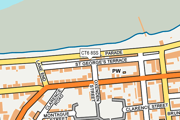 CT6 8SS map - OS OpenMap – Local (Ordnance Survey)