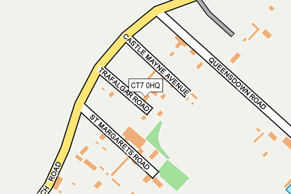 CT7 0HQ map - OS OpenMap – Local (Ordnance Survey)