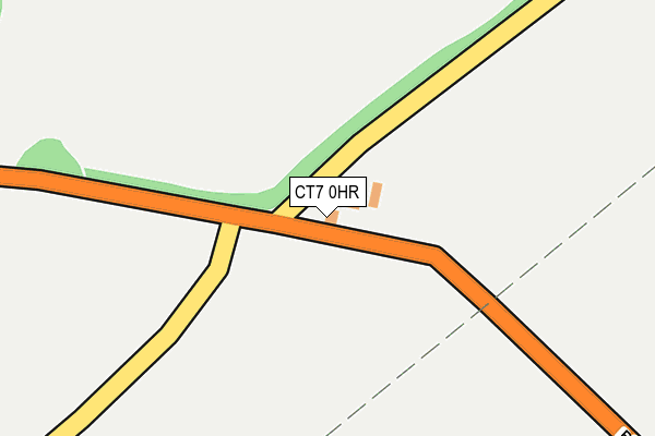 CT7 0HR map - OS OpenMap – Local (Ordnance Survey)