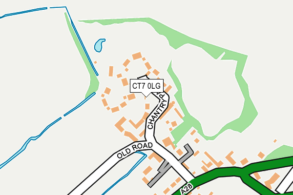CT7 0LG map - OS OpenMap – Local (Ordnance Survey)