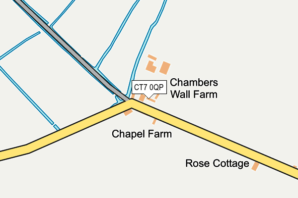 CT7 0QP map - OS OpenMap – Local (Ordnance Survey)