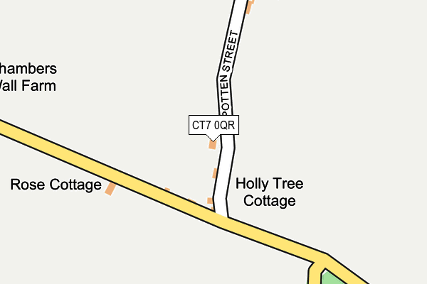 CT7 0QR map - OS OpenMap – Local (Ordnance Survey)