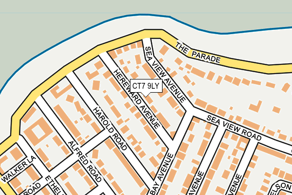 CT7 9LY map - OS OpenMap – Local (Ordnance Survey)
