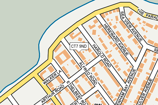 CT7 9ND map - OS OpenMap – Local (Ordnance Survey)