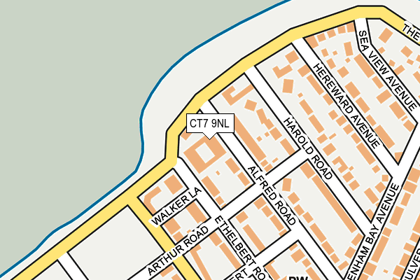 CT7 9NL map - OS OpenMap – Local (Ordnance Survey)