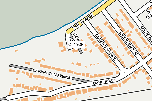 CT7 9QP map - OS OpenMap – Local (Ordnance Survey)