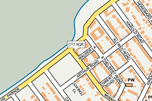 CT7 9QR map - OS OpenMap – Local (Ordnance Survey)