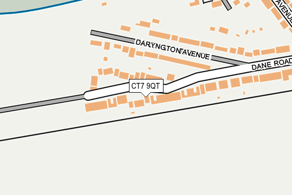CT7 9QT map - OS OpenMap – Local (Ordnance Survey)