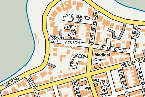 CT8 8QH map - OS OpenMap – Local (Ordnance Survey)