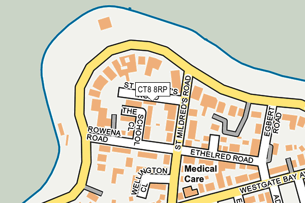 CT8 8RP map - OS OpenMap – Local (Ordnance Survey)